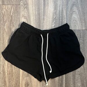 Wild Fable Black Drawstring Athletic Shorts